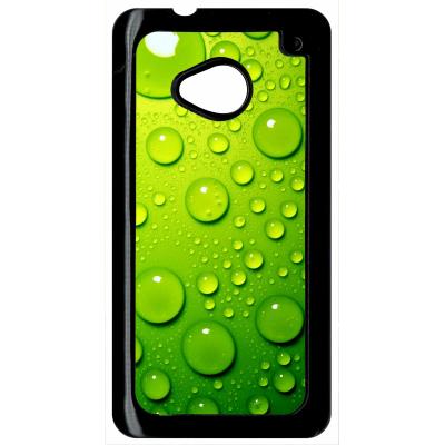 Coque HTC m7 goutte d eau verte