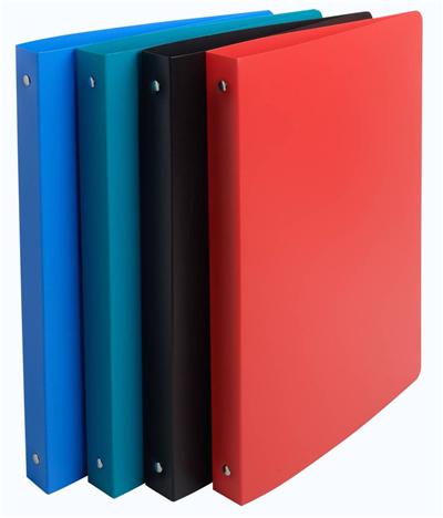 Classeur Exacompta 4 annx polypro 32x25cm Opaque Dos 30mm Coloris assortis