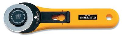 Cutter rotary Olfa lame rotative 45mm rty-2/G corps ABS spécial tissu