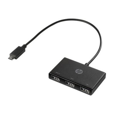 HP USB-C to USB-A - concentrateur (hub) - 3 ports