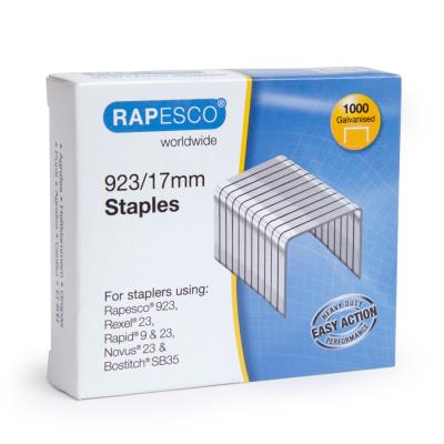Rapesco Boite De 1000 Agrafes Galvanisées 923/17Mm Type 23
