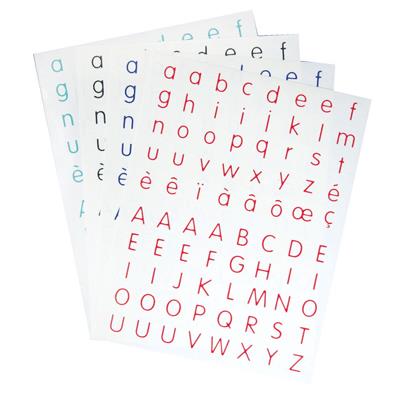 Gommettes alphabet - Blister de 320