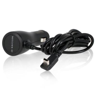 Navigon Câble De Chargement Design Fiche Allume-Cigare Original Vers Fiche Mini Usb Coudée À 90 San