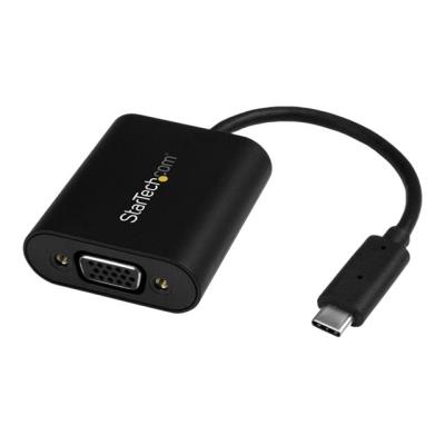 StarTech.com USB-C naar VGA adapter - met presentatie modus switch - 1920x1200 - USB Type C naar VGA externe video-adapter