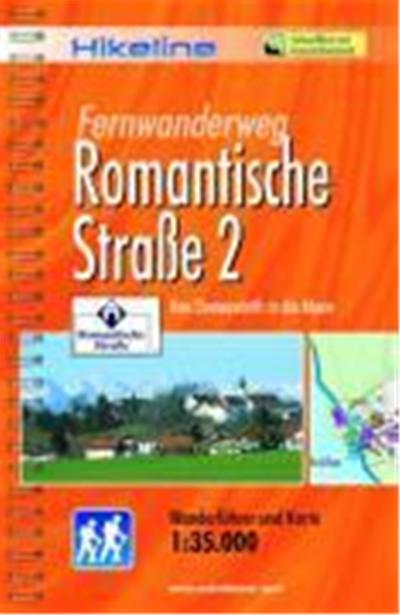 Hikeline Wanderführer  Fernwanderweg Romantische Straße 2