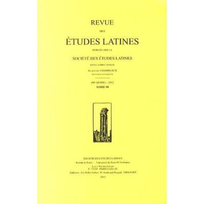 Etudes Latines T,90 (Édition 2012)