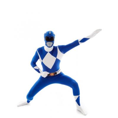 Déguisement Power Ranger Bleu Morphsuit - XXL