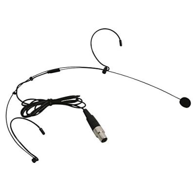 Hq power micw44 2 microphone serre-tête pour émetteur portable micw43 - noir