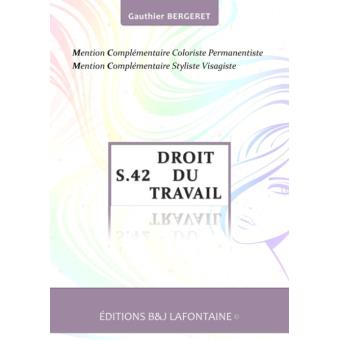 Livre De Coiffure Mention Complementaire - Droit Du ...