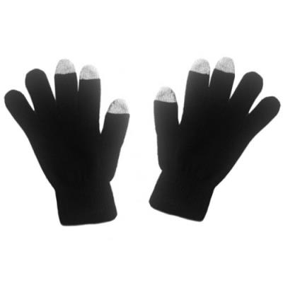 Gant en laine pour écran tactile Taille unique noir