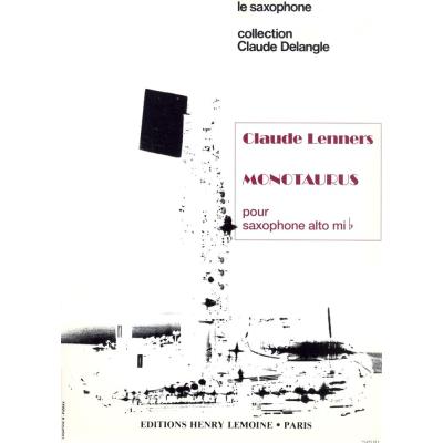 Partitions classique LEMOINE LENNERS CLAUDE - MONOTAURUS - SAXOPHONE Saxophone