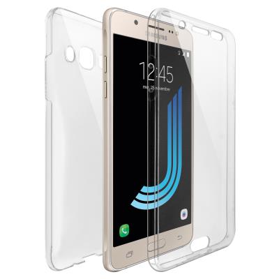 Coque Galaxy J5 2016 (J510) - Caseink Coque Samsung Galaxy J5 2016 (J510) [Protection intégral Avant Arrière TPU Gel - Defense 360°] transparente