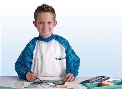Pelikan - Blouse enfant manches bleues élastiquées Pelikan