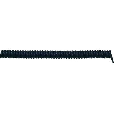 Câble spiralé lappkabel x05vvh8-f 73222349 1000 mm 3000 mm 5 x 1.5 mm² noir 1 pc(s)
