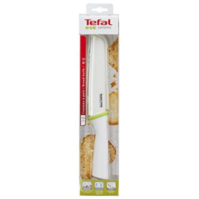 Tefal accessoires 1998645 zen couteau à pain céramique blanc 35,2 x 7,8 x 3,2 cm