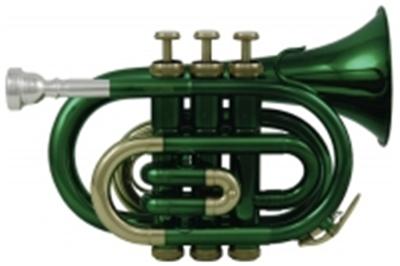 Roy Benson Student Series Trompette de poche Sib PT-101E vernis vert