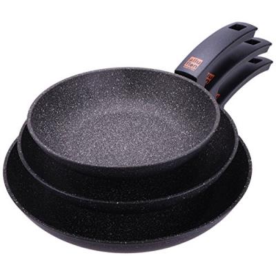 Alluflon 0011853993 etnea set de poêle - 20-24-28 cm