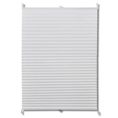 vidaXL Store plissé en blanc 80 x 150 cm
