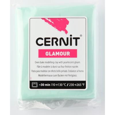 Pâte Cernit Glamour - 56 g - Vert clair (611) - Cernit