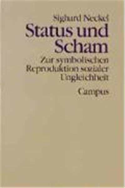 Status Und Scham,  Theorie Und Gesellschaft