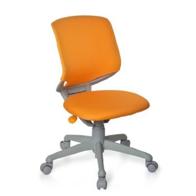 HJH OFFICE 712050 SIÈGE ENFANT PIVOTANT KID MOVE GREY ORANGE / GRIS 100% POLYESTER / TISSU MAILLE 3D