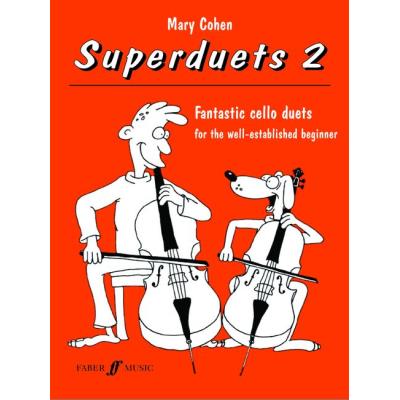 Partitions classique FABER MUSIC COHEN MARY - SUPERDUETS BOOK 2 - CELLO ENSEMBLE Violoncelle