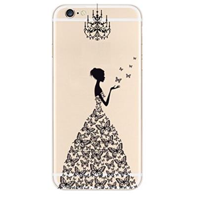 Coque Gel imprimée pour Apple iPod touch 5 (Robe Noire)