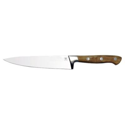 TARRERIAS BONJEAN -435660-TB CLASSICS COUTEAU DE CUISINE FORGÉ BOIS D'OLIVIER 17 CM INOX THIERS FRANCE