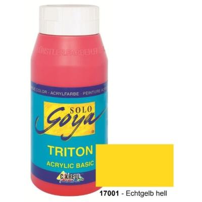 C.kreul acrylfarbe solo goya triton, echtgelb hell, 750 ml 17001