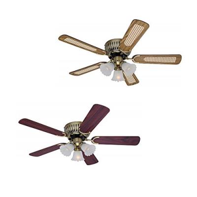 Pepeo ventilateur de plafond ultra plate 105 cm 10542015 kisa laiton antique