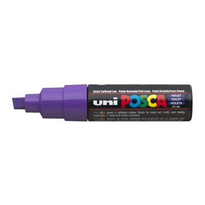 Uni-ball Posca Marqueur pointe large biseautée Violet