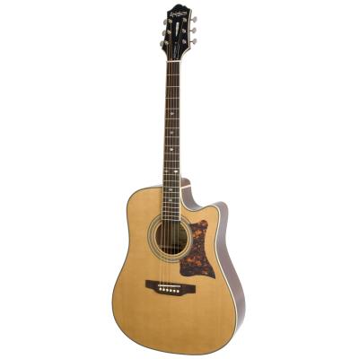 Guitares électro acoustiques EPIPHONE MASTERBUILT DREADNOUGHT DR 500MCE NATURAL Folk électro