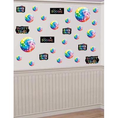 Découpes de décoration disco (x30)