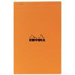 Bloc Rhodia Orange 80 feuilles Agrafés 11x17 Q.5x5