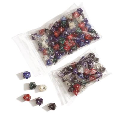 8-SIDED, PEARL, DICE, 50ER BAG