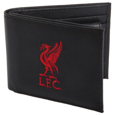 Liverpool FC - Portefeuille officiel en cuir (Taille unique) (Noir) - UTSG526
