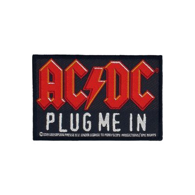 AC/DC Patch Plug Me In 10 x 6,5 cm