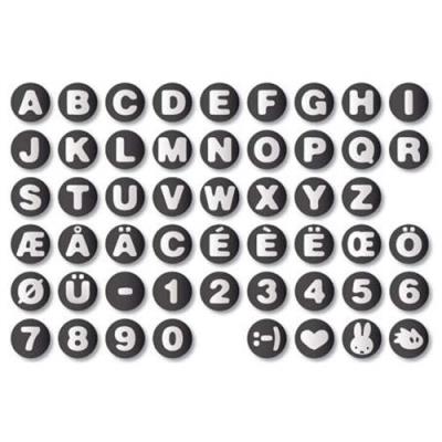 Yepp abc lot de 10 lettres b noir