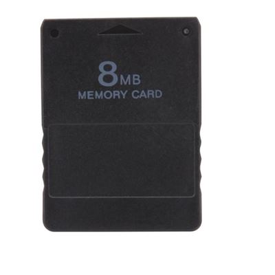 Carte mémoire noire 8 Mo pour Sony Playstation 2 (PS2) - Straße Game ®