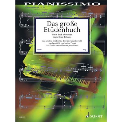 Compilation - Grand livre d'études (Das grosse etüdenbuch - Great book of studies) : 100 études merveilleuses --- Piano