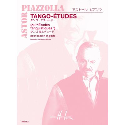 Partitions classique LEMOINE PIAZZOLLA ASTOR - TANGO - ETUDES (6) - BASSON, PIANO Basson