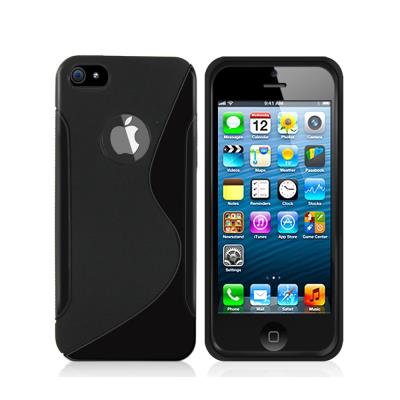 Coque Gel Vague S Pour Iphone 7 - Noir