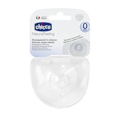 Chicco protège mamelons en silicone small x 2 pièces incolore
