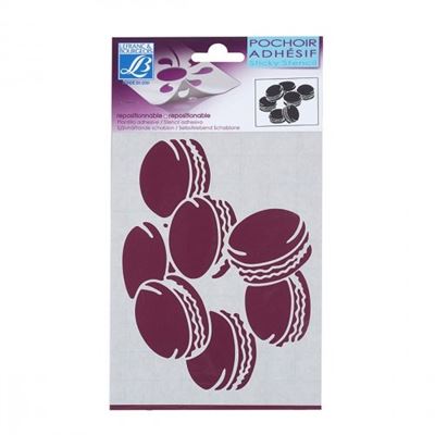 Lefranc Bourgeois Peinture Pochoir 15 x 20 cm Macaron Blanc