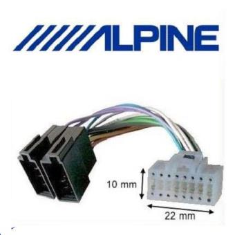 TechExpert - Câble adaptateur ISO autoradio ALPINE 16 pins blanc -  Accessoires Autoradio - Achat & prix