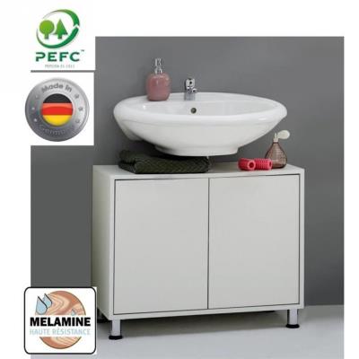 Zamora Meuble Sous Vasque L70Cm Blanc