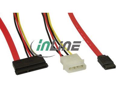 Cable d'Alimentation + Données SATA - 50+15cm