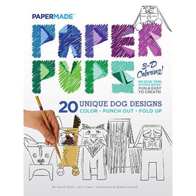 Paper Pups 3-D Coloring! (Colouring Books) - [Version Originale]