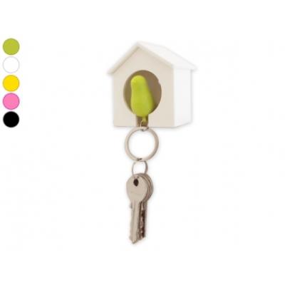 Cabane range-clés et porte-clés oiseau oiseau noir accroche clé clef porte clef