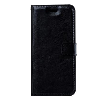 Etui en PU Crazy Horse pour Huawei Honor 8 Lanyard - Noir